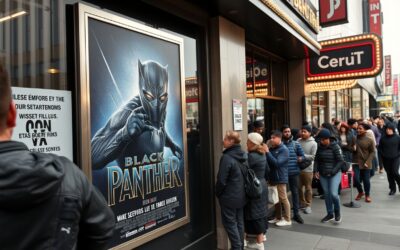 « Black Panther » bat tous les records d’entrée aux États-Unis