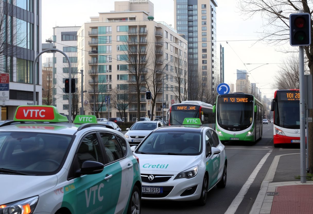 Se déplacer en toute sérénité à Créteil : la place des chauffeurs VTC face aux transports en commun