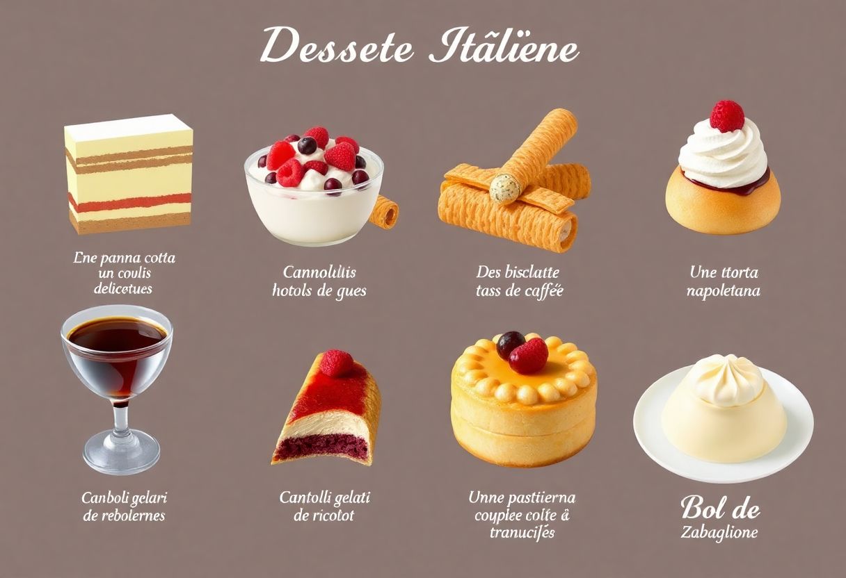 8 desserts italiens incontournables pour savourer la dolce vita