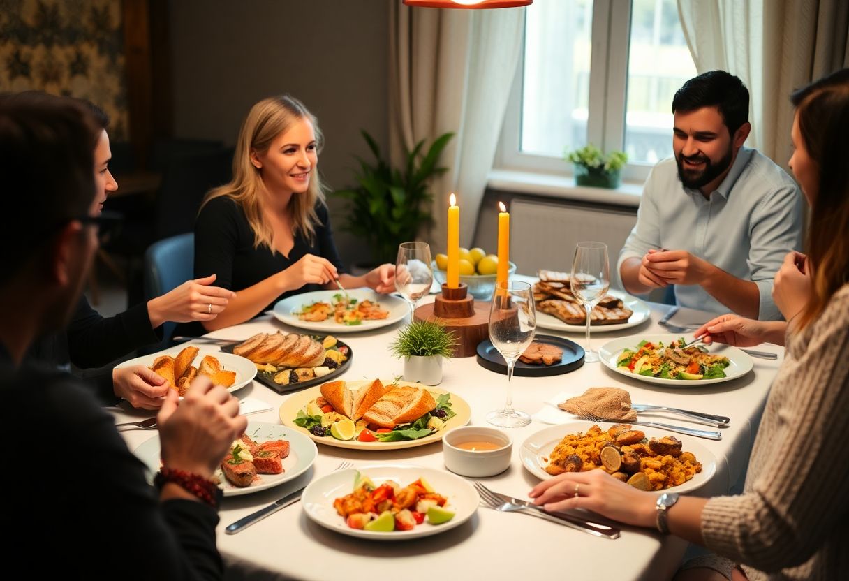 20 Recettes Conviviales pour Réussir vos Dîners entre Amis